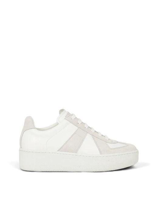 Maison Margiela White Replica Wedge Sneakers