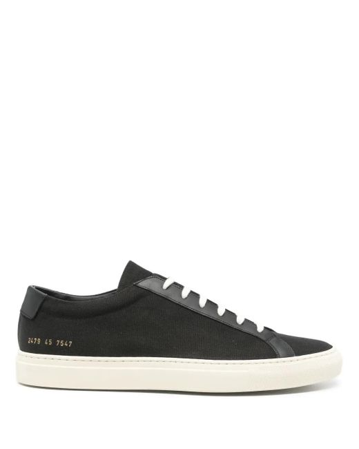 Sneakers Con Design A Inserti di Common Projects in Black da Uomo