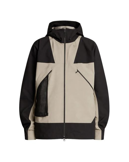 Goldwin Black Colour-Block Panelled Jacket for men