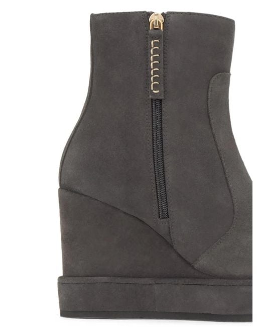 Castaner Brown Brisbane Wedge Ankle Boots