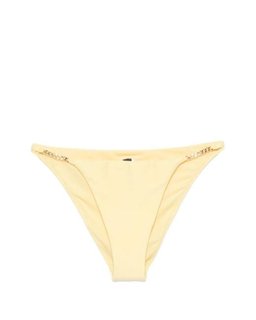 Karl Lagerfeld Natural Bas De Bikini À Détail De Chaîne