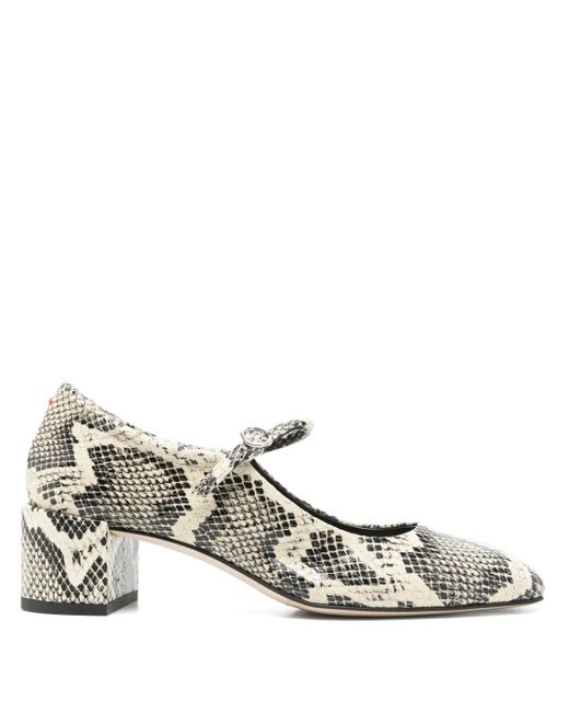 Aeyde 45 Mm Aline Pumps in het Metallic