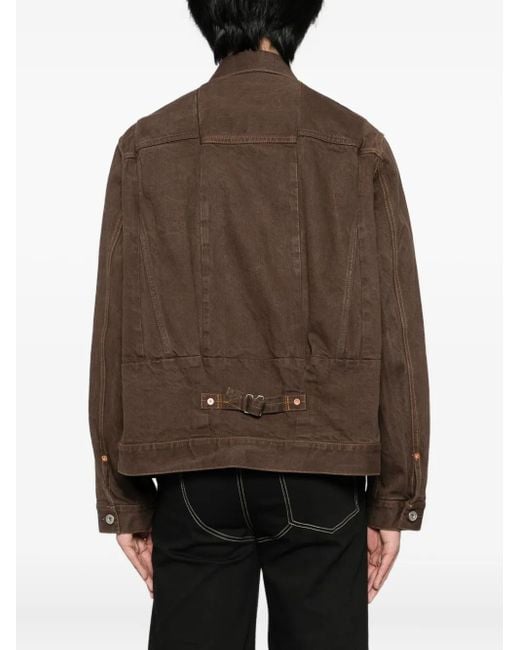 Sacai Denim Jack in het Brown voor heren