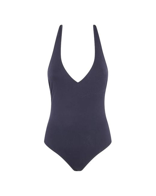 Laura Urbinati Blue Halterneck Swimsuit