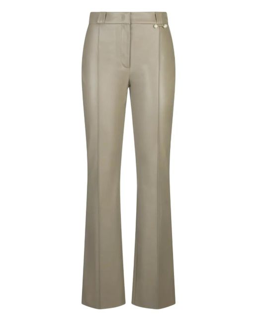 Pantalones acampanados con detalle de perlas Liu Jo de color Gray