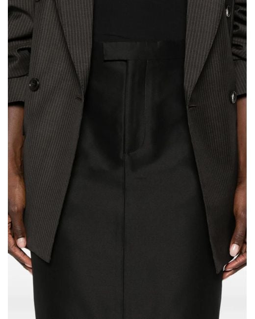 Gucci Black Rear-Slit Skirt