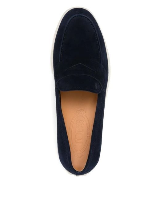 Tod's スエード ローファー Blue