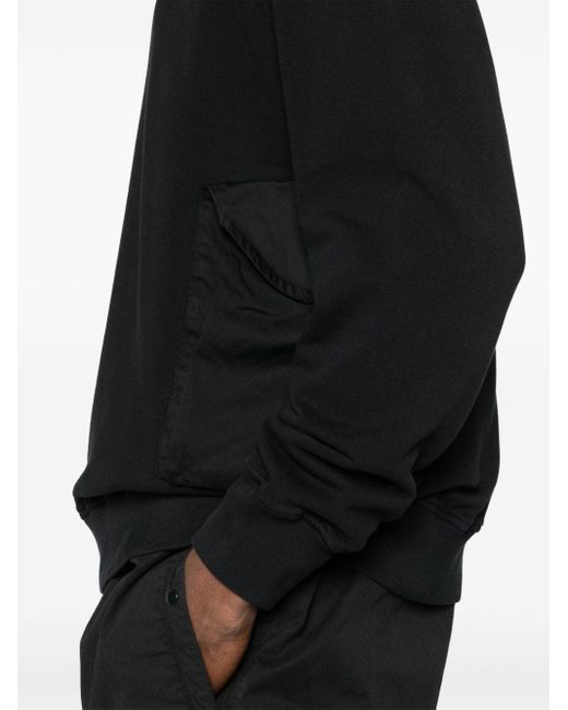 C P Company Sweater Met Klepzakken in het Black voor heren