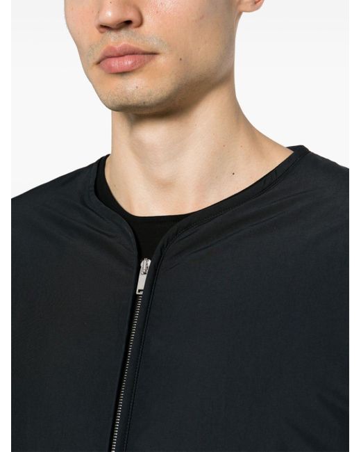 Jil Sander Black Water-repellent Padded Jacket for men