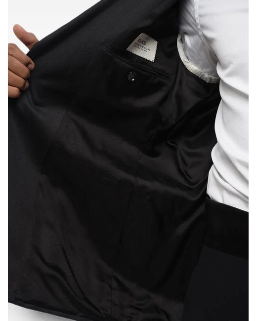 Corneliani Black Single-Breasted Suit Jacket for men
