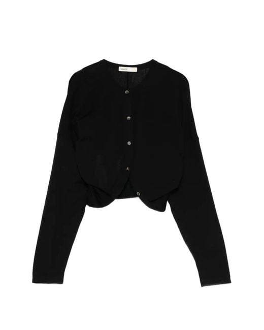 Khaite Black Finn Cardigan
