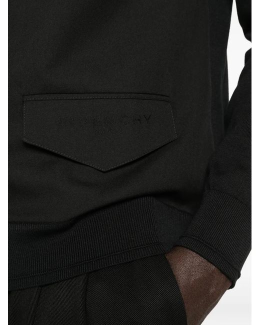 Givenchy Black Flap-Pocket Cardigan for men