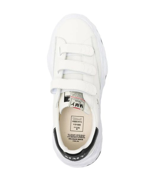 Maison Mihara Yasuhiro White Charles Touch-Strap Sneakers