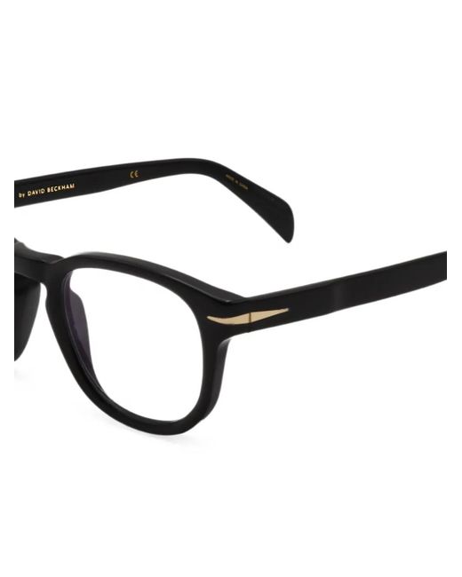 David Beckham White Geometric-Frame Glasses for men