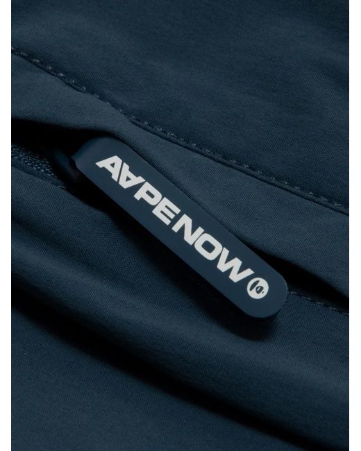Aape By A Bathing Ape Blue Logo Track Pants for men