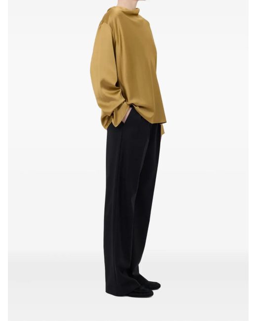 Loulou de Saison Natural Draped Blouse