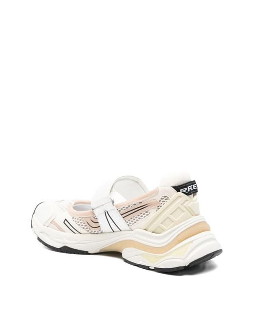 Ash White Strap Sneakers