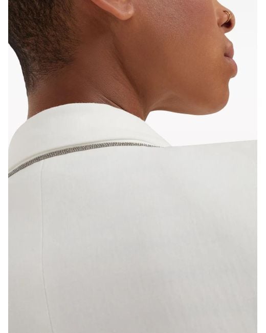 Brunello Cucinelli White Blazer