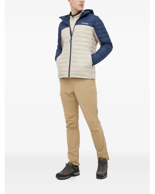Columbia Blue Falls Hooded Quilted Jacket for men