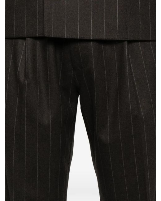Kaptain Sunshine メンズ グレー 2Pleats ストライプ パンツ 【公式通販】