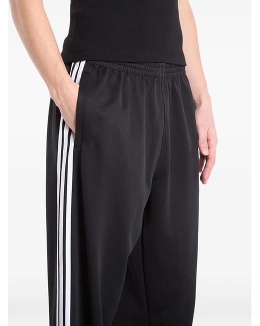 Adidas Black Adicolor Loose Track Pants for men