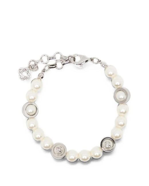 Casablanca Metallic Sci-Fi Pearl Bracelet for men