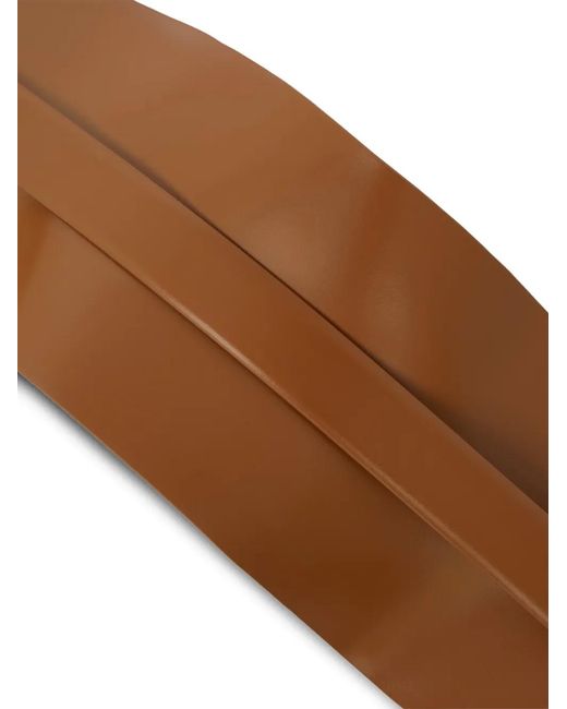 Karl Lagerfeld Brown K/Essential Leather Belt