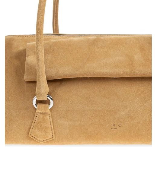 Bolso Shopper Con Cremallera IRO de color Metallic