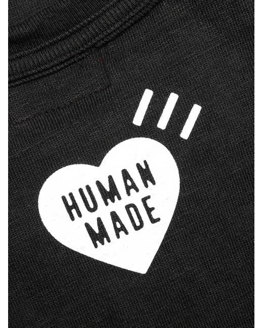 メンズ Human Made ハート ロゴ Tシャツ Black