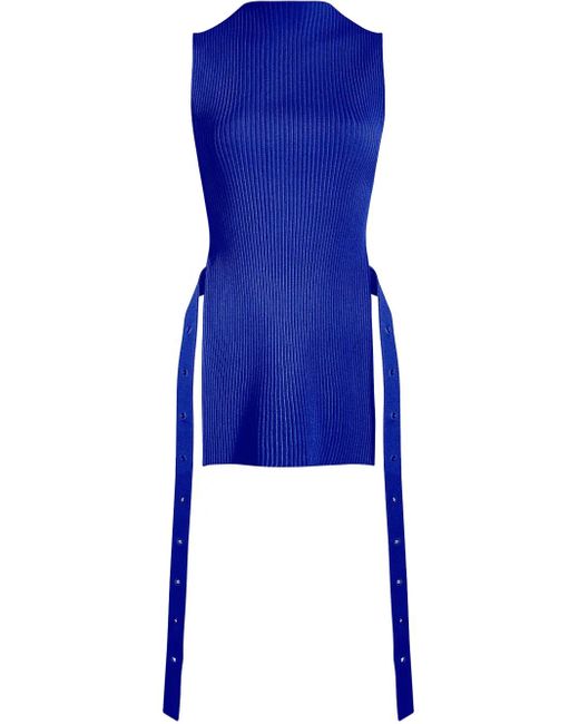 Proenza Schouler Blue Rita Tank Top