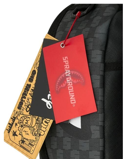 Sprayground Black X Disney Scrooge Counting Money Backpack for men