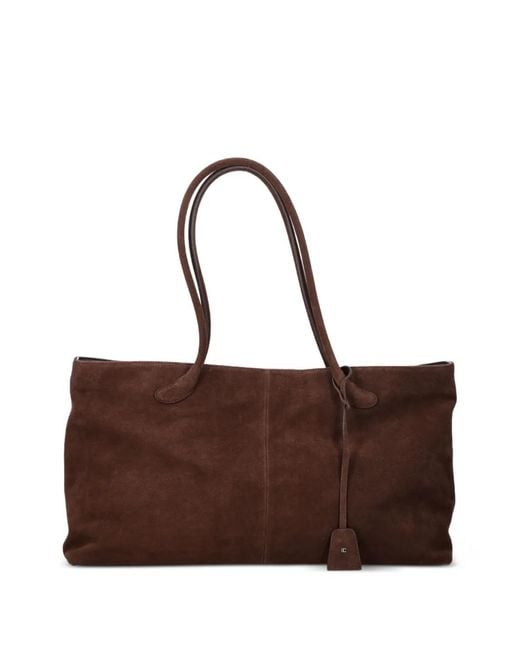 Low Classic Brown Haricot Shoulder Bag