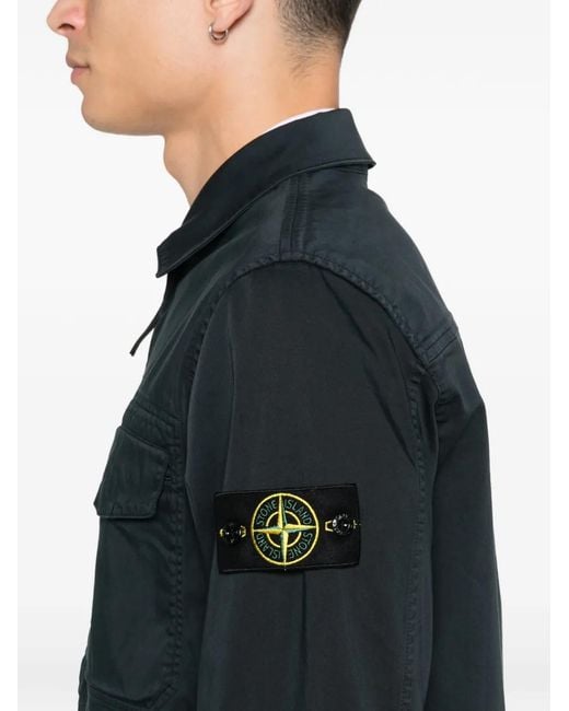 Stone Island Black Chest Pocket Jacket Size M for men