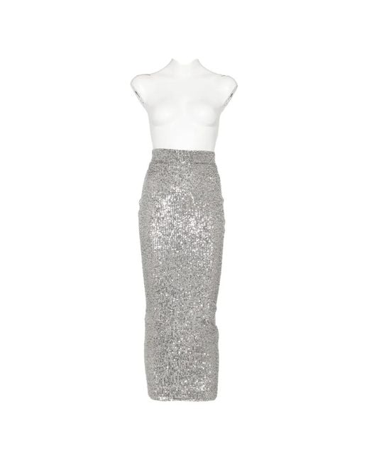 Maticevski White Exotic Skirt