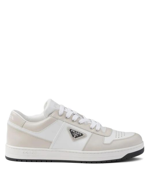 Prada White Downtown Sneaker for men