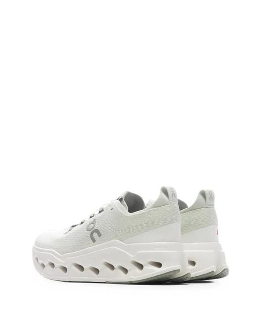 On Shoes White Cloudsurfer Max Sneakers
