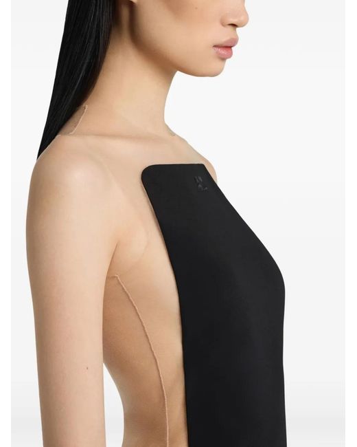 Courreges Black Illusion Sunshield Bodysuit