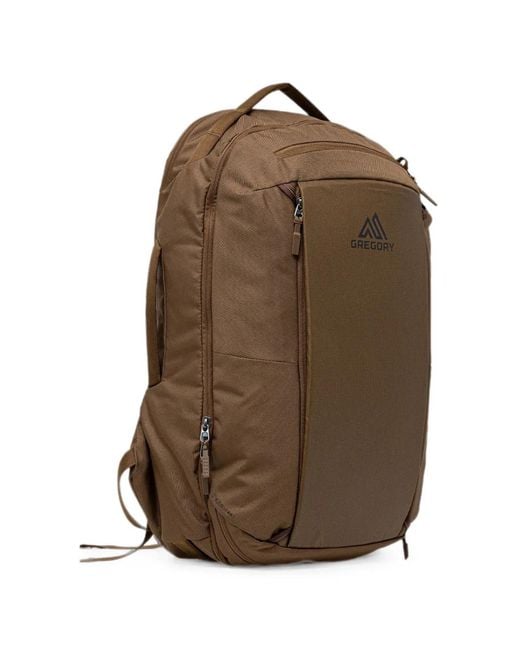 Gregory Brown Zip Backpack