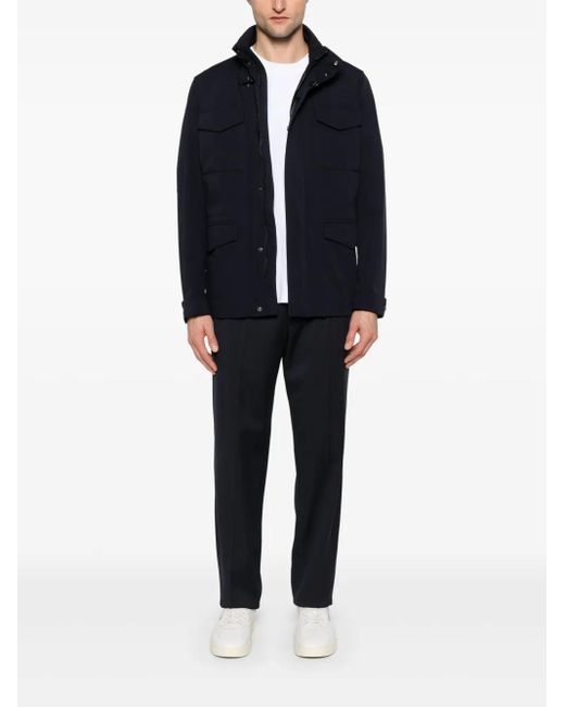 Fay Blue Field Jacket for men
