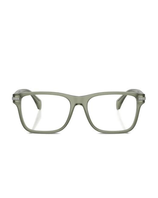 Moncler Green Rectangle-Frame Glasses