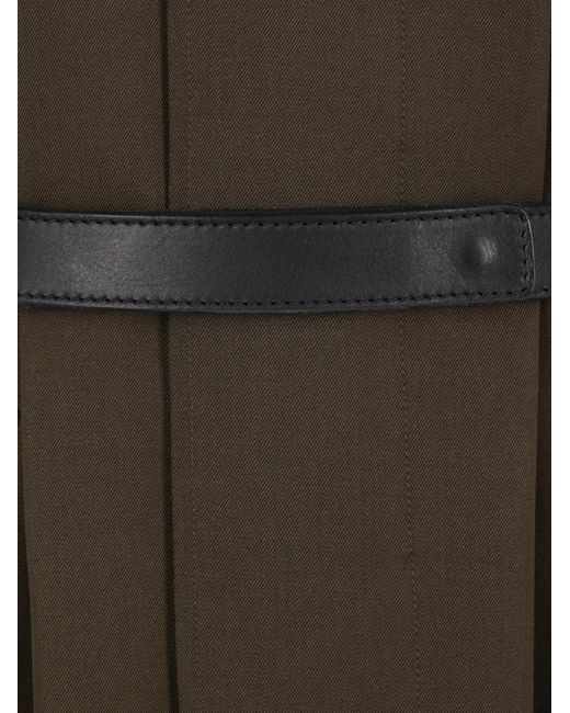 Ter Et Bantine Brown Belted Gabardine Coat