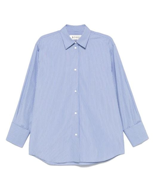Rohe Blue Striped Shirt