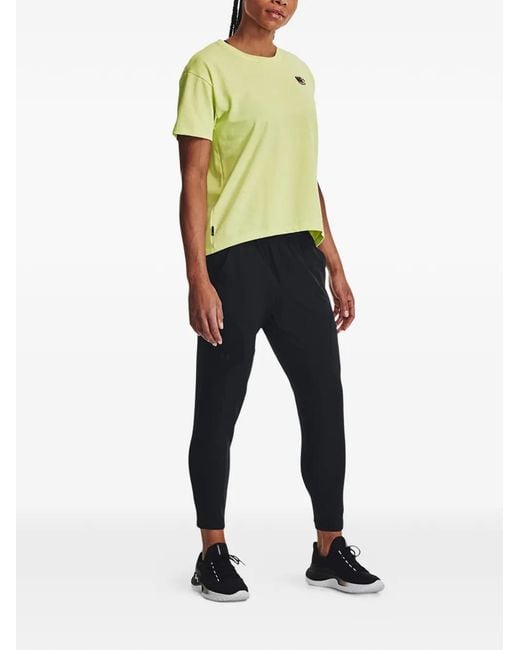 Under Armour Black Unstoppable Drawstring Track Pants
