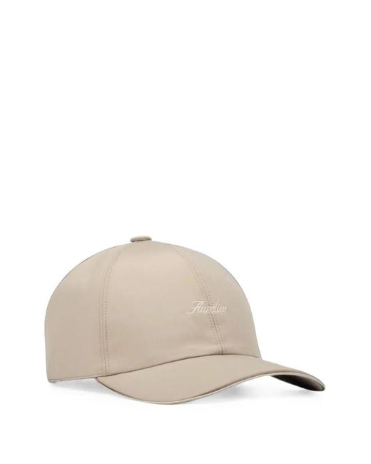Aurélien Natural Logo-Embroidered Technical Cap for men
