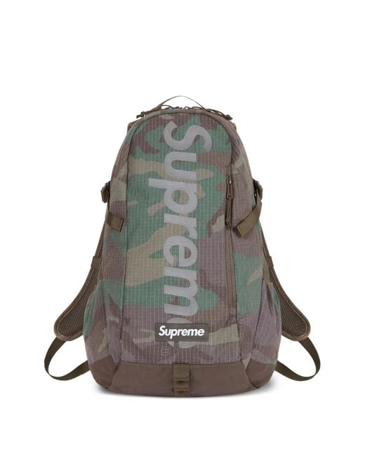 Supreme Gray Camouflage Backpack
