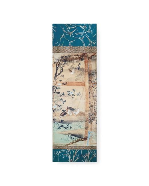Pierre Louis Mascia Blue Aloewon Silk Scarf