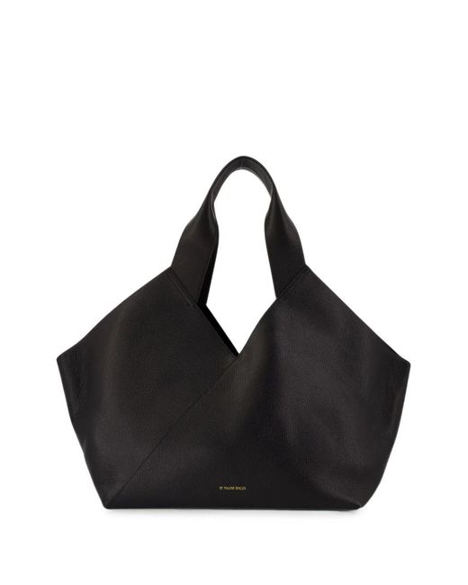 By Malene Birger Black Lucile Leather Tote Bag