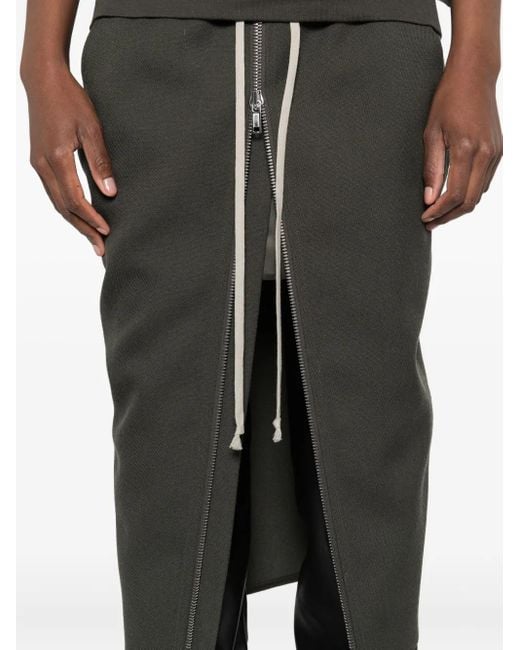 Rick Owens Green Pillar Skirt With Zip