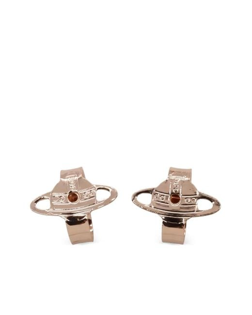 Vivienne Westwood Pink New Petite Orb Earrings