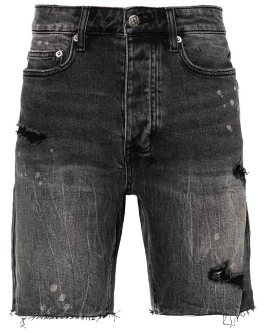 Ksubi Chopper Mid rise Denim Shorts in Grey for Men Lyst UK
